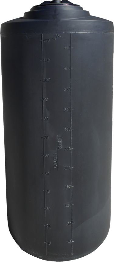 125 Gal ProChem® Potable Water Tanks - LPE 1.0 FDA - Black